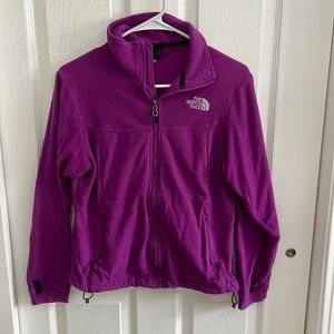 North face fleece zip up